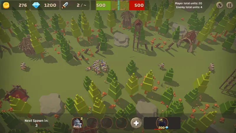 Battle Lands: battle in progress
